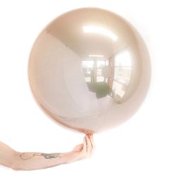 Westcoast Balloon 287527 Loon Balls 61Cm (24) Metallic True Rose Gold