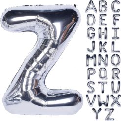 Westcoast Balloon 40 Lucky Foil Letter Z Silver