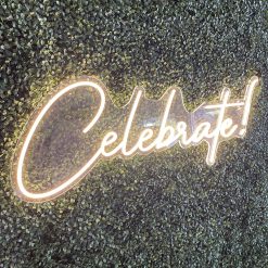 Alternative view of Westcoast Balloon Celebrate! Neon Sign Rental