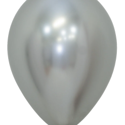 Westcoast Balloon 169705 Reflex Silver 11 Round (50Ct)