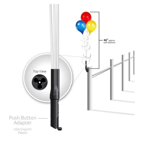 Westcoast Balloon PermaShine 3-Balloon Bouquet Upright Bracket Kit - Image 5