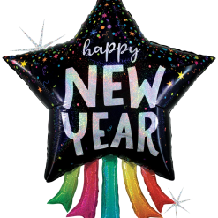 Westcoast Balloon 25235 New Year Star Streamers