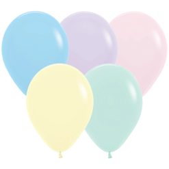 Westcoast Balloon 155562 Pastel Matte Assortment 5 Round (50Ct)