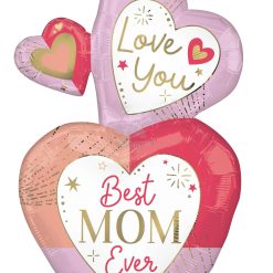 Westcoast Balloon 45451 Colorful Mom Stacked Hearts