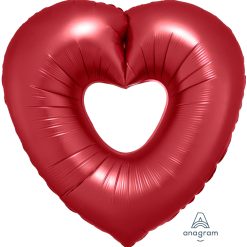 Westcoast Balloon 38717 Red Open Heart