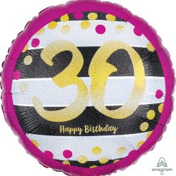 Westcoast Balloon 37162 Pink & Gold 30