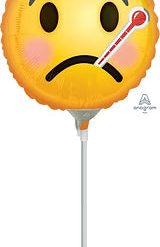 Westcoast Balloon 35306 Get Well Emoticon