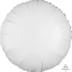 Westcoast Balloon 20595 Metallic White Round