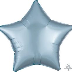 Westcoast Balloon 39912 Satin Luxe Pastel Blue Star