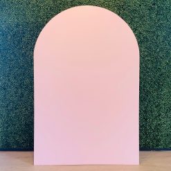 Westcoast Balloon 5.5Ft Wood Arch Panel Rental - Pink