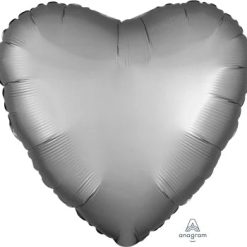 Westcoast Balloon 36806 Satin Luxe Platinum Heart