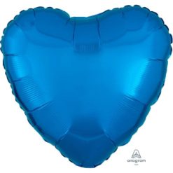 Westcoast Balloon 10592 Metallic Blue Heart