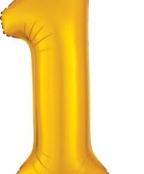 Westcoast Balloon 28244 SuperShape Number 1 Gold