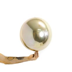 Westcoast Balloon 288824 Loon Balls 35Cm (14) Metallic White Gold