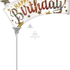 Westcoast Balloon 41811 HBD Glitter Banner