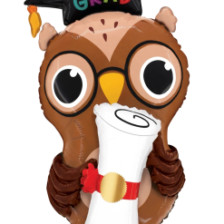 Westcoast Balloon 25346 Grad Owl Diploma