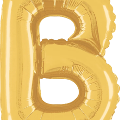 Westcoast Balloon 34902GP Letter B Gold 14In