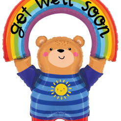 Westcoast Balloon 25373 Get Well Rainbow Bear