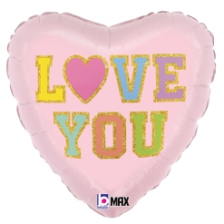 Westcoast Balloon 26330 Love Patch Heart