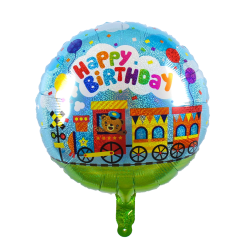 Westcoast Balloon HBD09 Happy Birthday Train