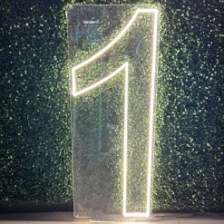 Westcoast Balloon Number 1 Neon Sign Rental
