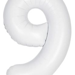 Westcoast Balloon 13969 Number 9 Matte White