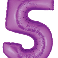 Westcoast Balloon 15845 Megaloons Number 5 Purple