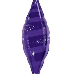 Westcoast Balloon 23368 Metallic Purple Taper Swirl 38