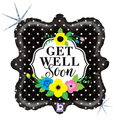 Westcoast Balloon 36708 Floral Get Well Soon