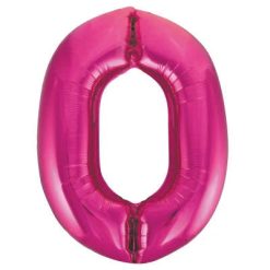 Westcoast Balloon 55730 Number 0 Pink