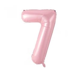 Westcoast Balloon Econo Number 7 Pastel Pink