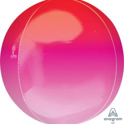 Westcoast Balloon 40553 Orbz Ombre Red & Pink
