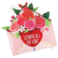 Westcoast Balloon 25426 Sending Love Roses Envelope