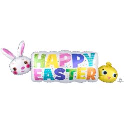 Westcoast Balloon 32349 Happy Easter Banner