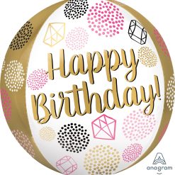 Westcoast Balloon 39618 Happy Birthday Gems