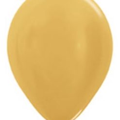 Westcoast Balloon 238265 Metallic Gold 11 Round (50Ct)