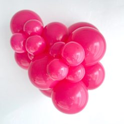 Alternative view of Westcoast Balloon 17029 Tuftex Hot Pink 17 Round (50Ct)