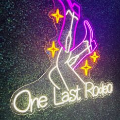 Alternative view of Westcoast Balloon One Last Rodeo Neon Sign Rental