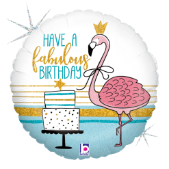 Westcoast Balloon 36884 Fabulous Flamingo Birthday