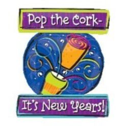 Westcoast Balloon 22803 Pop The Cork It'S New Years