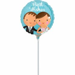 Westcoast Balloon 35215 Best Wishes Wedding Couple