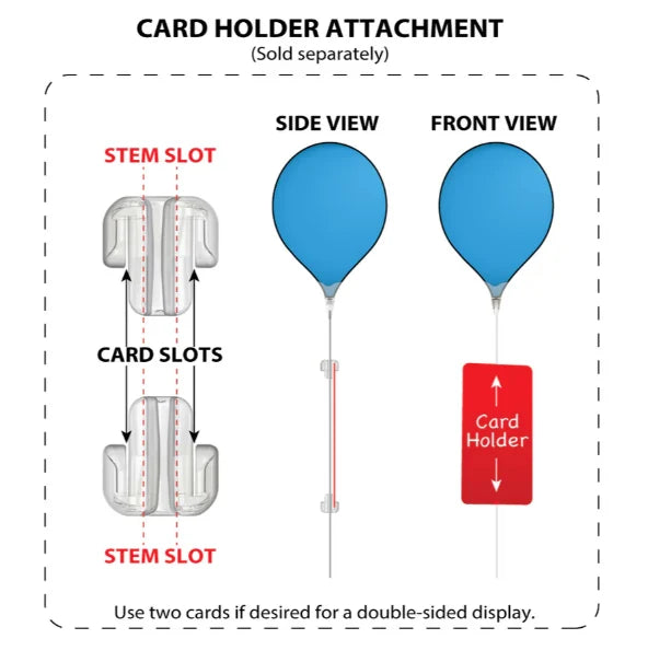 Westcoast Balloon PermaShine 1-Balloon Vertical Bracket Kit - Image 3