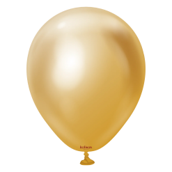 Westcoast Balloon K67361 Kalisan Mirror Gold 5 Round (50Ct)