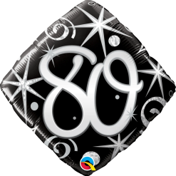 Westcoast Balloon 30285 80 Elegant Sparkles & Swirls