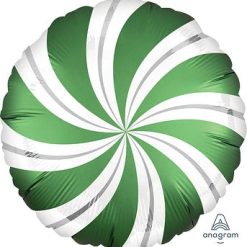 Westcoast Balloon 40276 Satin Infused Emerald Candy Swirls