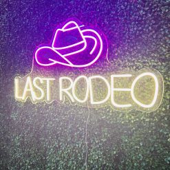 Alternative view of Westcoast Balloon Last Rodeo Neon Sign Rental