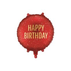 Westcoast Balloon FB353-007C Happy Birthday - Red