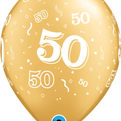 Westcoast Balloon 39540 50-A-Round Gold 11 Round