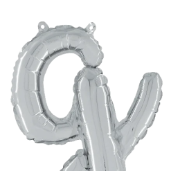 Westcoast Balloon 34707SP Script Letter G Silver
