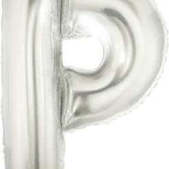 Westcoast Balloon 15916SP Megaloons Letter P Silver